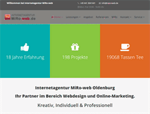 Tablet Screenshot of miro-web.de